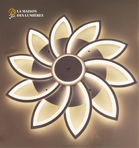 Plafonnier LED Design Fleur – Élégance Florale