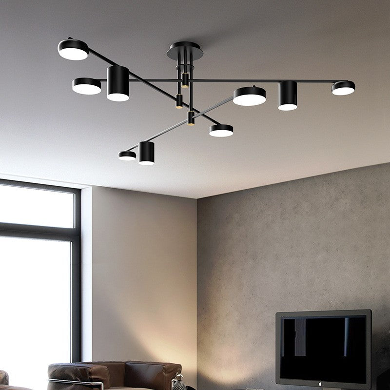 Lustre Moderne à Bras Multiples Orientables