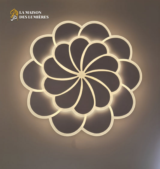 Plafonnier LED Floral – Élégance et Modernité