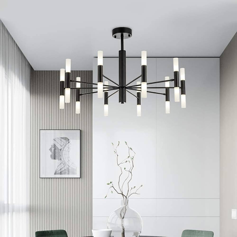Lustre moderne LED à bras multiples – Design architectural