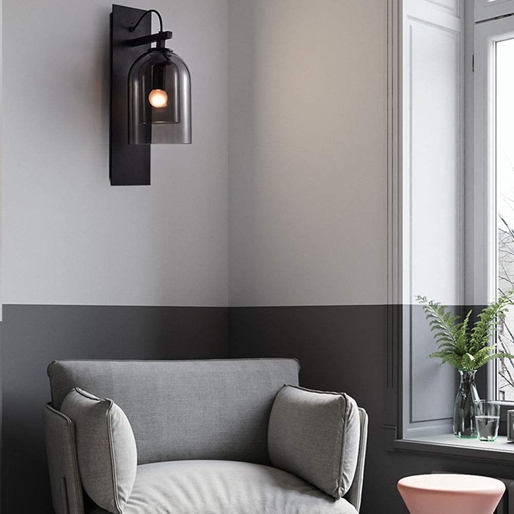 Applique Murale Verre et Métal – Design Moderne