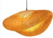 Suspension Design Rotin – Tressage Naturel et Élégant