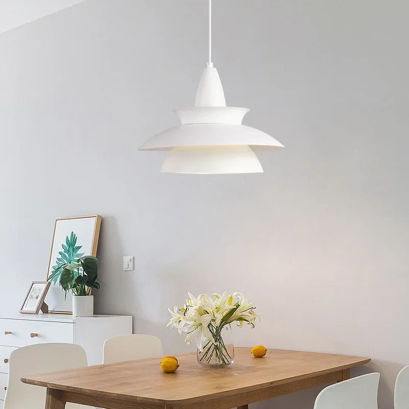 Suspension en aluminium blanc – Design moderne et épuré