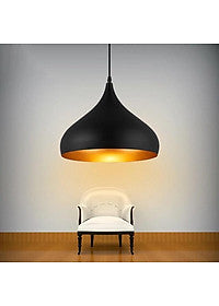 Suspension moderne Noir & Or