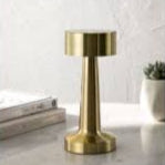 Lampe de table LED sans fil – Design doré minimaliste