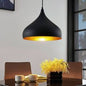 Suspension moderne Noir & Or