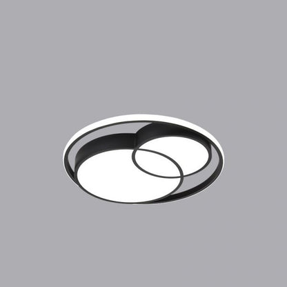 Plafonnier LED Moderne – Design Cercles Croisés