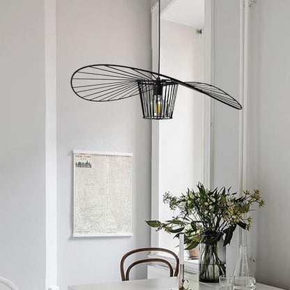 Suspension Design Filaire – Métal Noir Élégant