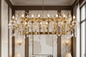 Lustre Rectangulaire en Cristal de Luxe – Finition Doré