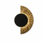 Applique Murale "Demi-Lune" Luxe - Doré Martelé