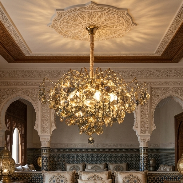 Lustre Royal Luminor en Cristal