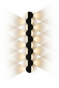 Linear Wall Light "Luminous Wave" - Outdoor Wave LED Wall Light