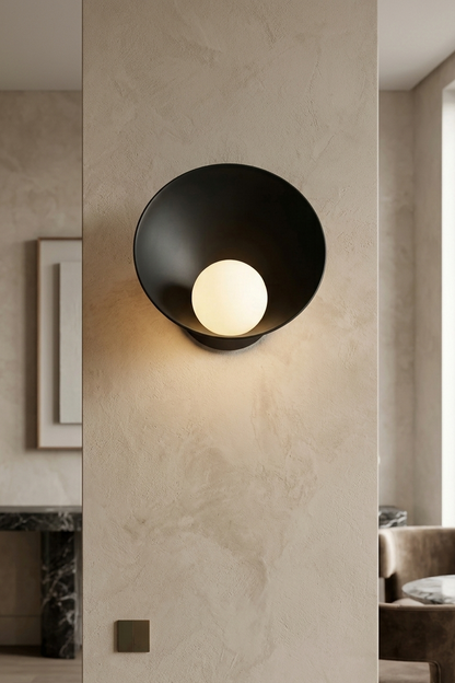 Moon in a Bowl" Wall Light
