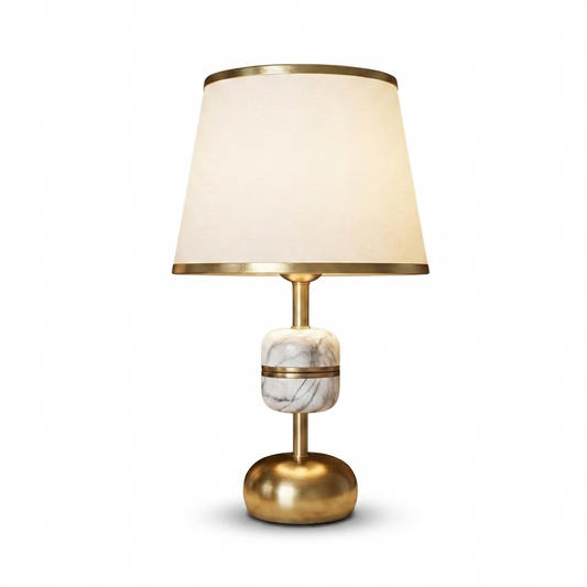 Lampe de Table Luxe Marbre & Or – Élégance Intemporelle