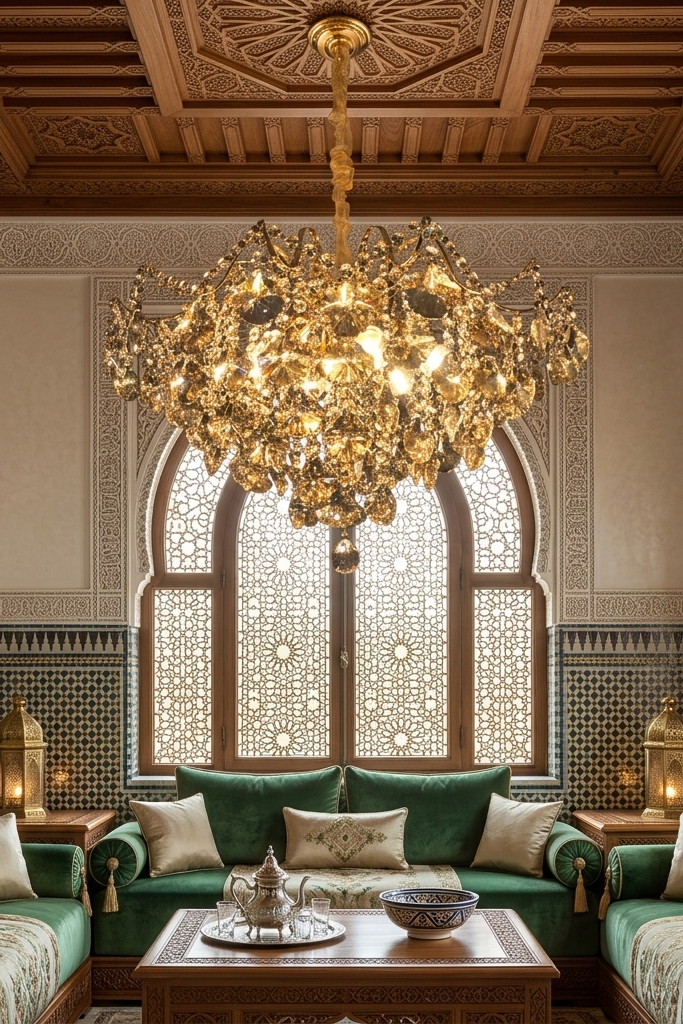 Lustre Royal Luminor en Cristal