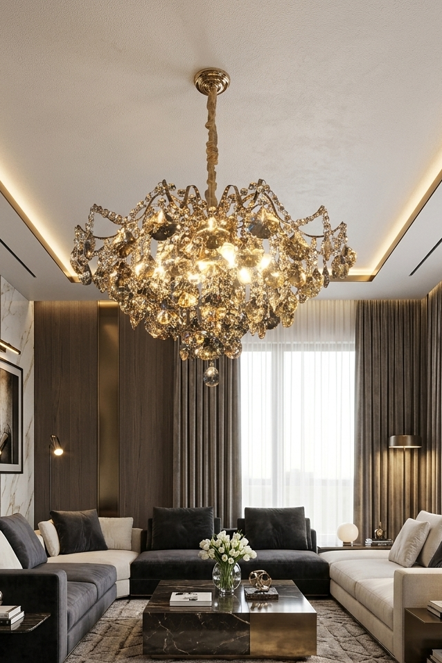 Lustre Royal Luminor en Cristal