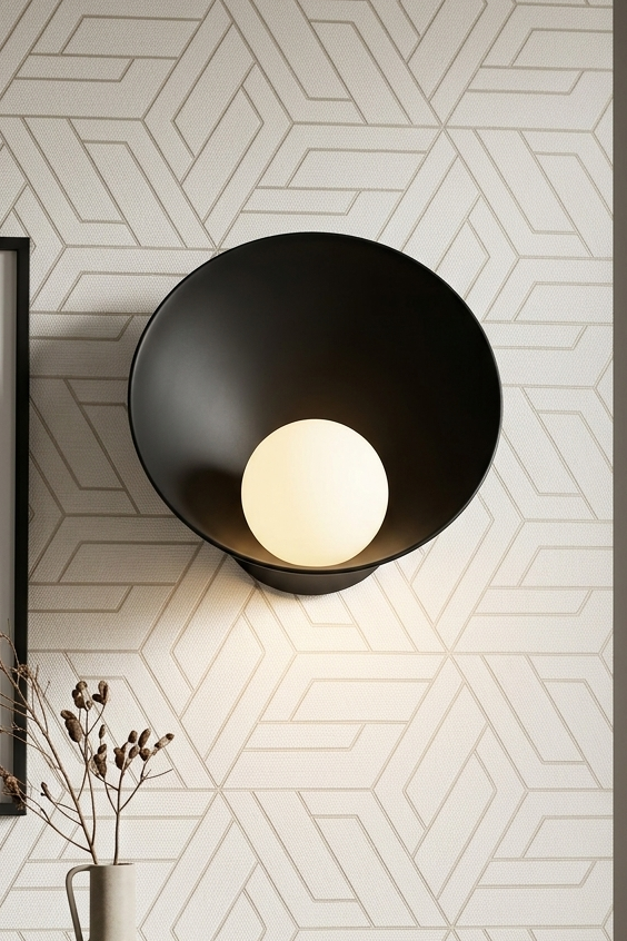 Moon in a Bowl" Wall Light