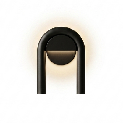 Applique murale design moderne arche noire