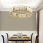 Lustre Rond en Cristal – Cercle Lumineux d’Élégance