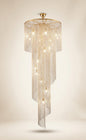 Lustre Cascade Cristal – Design de Luxe