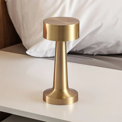 Lampe de table LED sans fil – Design doré minimaliste